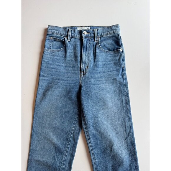 SLVRLAKE London Serial Believer High Rise Stretch Straight Leg Jeans, Size 26 - Picture 5 of 16